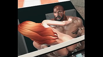 Preview 2 of Hsntai - redheaded slutwife gives james harrison a blowjob in car