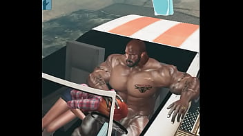 Preview 1 of Hsntai - redheaded slutwife gives james harrison a blowjob in car