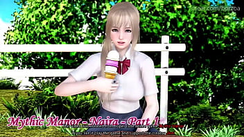 Preview 1 of Pantyhose Dped - Flirty MILF with watermelon boobs takes advantage of boyfriend in the jacuzzi [Mythic Manor - Naira 1]
