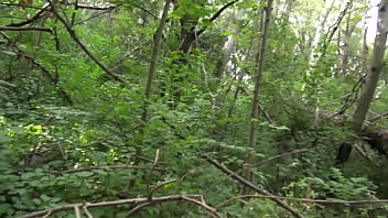 Preview 4 of Lesbian Asian Squirt Drink - Horny milf eats two dicks in the woods