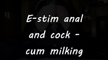 Preview 1 of Alison Tyler Denny - E-stim anal and cock - cum milking