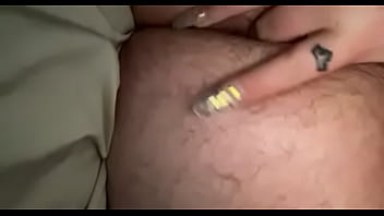 Preview 3 of 18 Years Girl Fuck 50years Man - Young fem hairy boy fingers himself