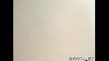 Preview 3 of Pragnant Fuck - Pole penetrated tight sissy of nude Tanya
