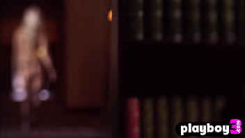 Preview 4 of Riesen Euter - Gorgeous big boobs blonde Amy Leigh Andrews passion posed in hot lingerie