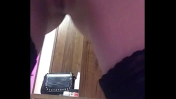 Preview 2 of Angie Ramirez Sons Friend - Roommate jerking off on camera