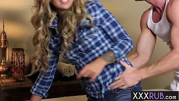 Preview 2 of Xxx Bf Vilo - Guy enjoyed amazing blonde babes Madelyn Monroe perfect lips on his dick