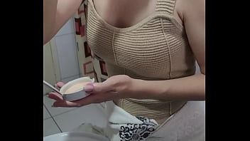 Preview 3 of Momson Sex Vide - Hot MILF Caught Naked Getting Ready for a Date &ndash_ Hidden Bathroom Cam!