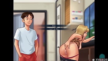 Preview 1 of Xxxbhabhicom - SUMMERTIME SAGA #96 &bull_ Pumping deep in the MILFs pussy