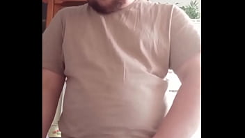 Preview 2 of Aliona Fisting - This guy put his BALLS on the table and started jerking off his COCK to taste the fresh CUM!