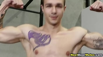 Preview 1 of Boya Fun - He got a boner when wrestling his buddy