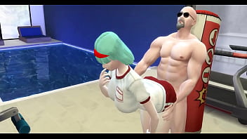 Preview 3 of Bumpy Lips - Dragon Ball Porn Epi 02 Bulma Hermosa Esposa Entrenada Sexualmente por el Maestro roshi Marido Cornudo D