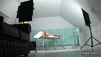 Preview 1 of Gibs Porno - Unfaithful british mature lady sonia flaunts her gigantic puppies