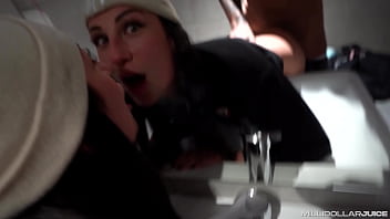 Preview 4 of Abg Ngentood - Girlfriend Gives RISKY BLOWJOB In The Shopping Mall - MILLIDOLLARJUICE