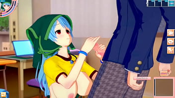 Preview 2 of Teen Sister Xxx - 【エロゲーコイカツ！】東方 埴安神袿姫におっぱい揉みまくりH！3DCG巨乳アニメ動画(東方プロジェクト)【ヘンタイゲーム とうほう かせん いばらき】