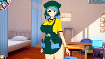 Preview 1 of Teen Sister Xxx - 【エロゲーコイカツ！】東方 埴安神袿姫におっぱい揉みまくりH！3DCG巨乳アニメ動画(東方プロジェクト)【ヘンタイゲーム とうほう かせん いばらき】