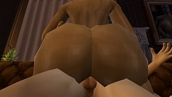 Preview 4 of Russkoe Porno 1 In - GRANNY TREAT 4 - Busty Mayor&#039_s Booty Call - Sims 4