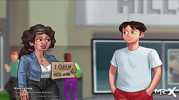 Preview 1 of Old Gues - SummertimeSaga - Helping a Beautiful Latina Get a Job E3 #91