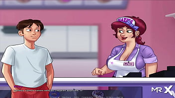 Preview 4 of Pervy Guard - SummertimeSaga - Insanely Hard Pregnant Sex E3 #78