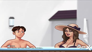 Preview 2 of Discreet Milf Sleep Mom - SummertimeSaga - Jacuzzi Breast Massage E3 #75