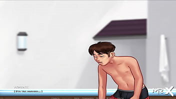 Preview 1 of Discreet Milf Sleep Mom - SummertimeSaga - Jacuzzi Breast Massage E3 #75