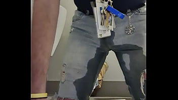 Preview 3 of Streaming Slipper Spanking - Pissed my pants at work