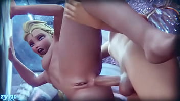 Preview 2 of Skingirl Party - Elsa hermoso anal