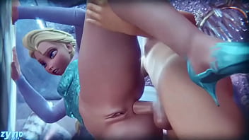 Preview 3 of Skingirl Party - Elsa hermoso anal