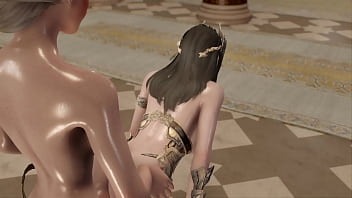Preview 3 of Jav Shigeo - Girls Take Turns Pleasuring Each Other: 3D Porn Skyrim