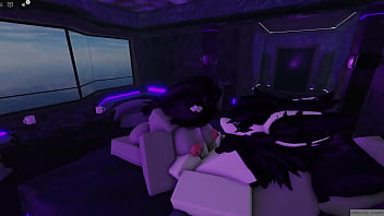 Preview 2 of Cex Asting - Roblox girl was bored but her friend came and fucked her