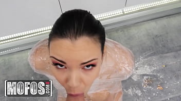 Preview 2 of Aa Chod Mujhe - Busty Goddess (Sofia Lee) Mixes Her Juices With (Jordi&#039_s) Cum To Make The Perfect Cooking Recipe - Mofos