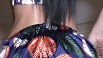 Preview 1 of Girl And Dog Saxx - Sexy Female Muscular Bulgarian Babe Having Fun with Me in Rincon