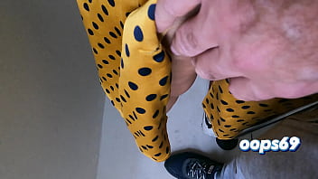 Preview 3 of Mireya Mexico - Husband Likes to See a Stranger Man to Touch his Wife&#039_s Big Ass in Public Places like Metro Subway Trains and buses