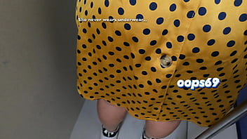Preview 1 of Mireya Mexico - Husband Likes to See a Stranger Man to Touch his Wife&#039_s Big Ass in Public Places like Metro Subway Trains and buses
