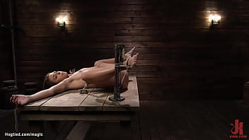 Preview 1 of Porn Hub Dick - Bound hairy slut machine fucked