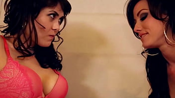 Preview 1 of Luya Honline - Cock Craving Cuties Jennifer White and Audrey Noir Milk Lucky Dick!