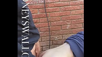 Preview 3 of Luiza Shy - FUCKED A TWINK OUTSIDE