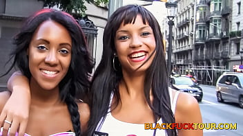 Preview 4 of Xxxyyyyyyyy - Threesome with Horny Ebony Latina BFFs in Barcelona