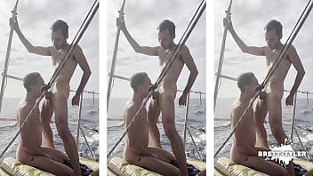 Preview 2 of Poren Xnxx - Twink sucks my cock on public gay cruise