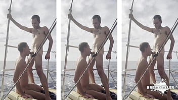 Preview 4 of Poren Xnxx - Twink sucks my cock on public gay cruise