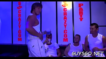 Preview 1 of School Girl Birthday Sex - Full on homo night out