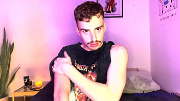 Preview 1 of Woman Play Dog - Ryan Jacobs Strokes His Hard Cock Than Fucks His Ass With a Dildo Live On Jerkmate