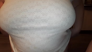 Preview 1 of Paige Turnah Hairy - Curvy russian slut with huge natural boobs plays with my cock with her sensual lips and takes an oral creampie