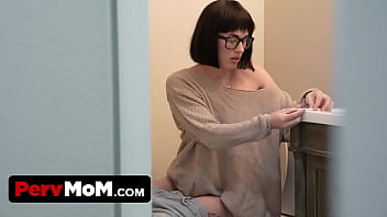 Preview 1 of Anti Sxe Video - PervMom - Gorgeous Stepmom Bangs Her Stepson And Takes Multiple Creampies Deep In Her Pussy