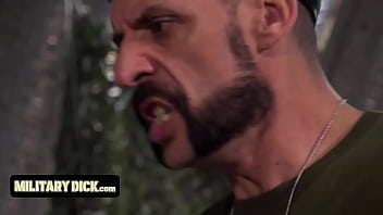 Preview 4 of Insane Cock Br - MilitaryDick - Innocent Latino Soldiers Follow The Sargeant&#039_s Orders And Open Their Buttholes Wide
