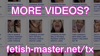 Preview 4 of Lana Rhodes Leah Gotti - Japanese Asian Tongue Spit Face Nose Licking Sucking Kissing Handjob Fetish - More at fetish-master.net