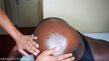 Preview 1 of Greand Mother Saxe Xxx - Dark Skinned Thick Booty Bottom Oiled and Fucked