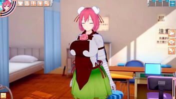 Preview 1 of Ariba Teen - 【エロゲーコイカツ！】東方 茨木華扇におっぱい揉みまくりH！3DCG巨乳アニメ動画(東方プロジェクト)【ヘンタイゲーム とうほう かせん いばらき】