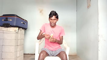 Preview 1 of Gym Moms - Rajesh putting banana in  to mouth