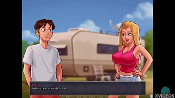 Preview 1 of You Jiz Com - SUMMERTIME SAGA #92 &bull_ Fingering her tight teen pussy