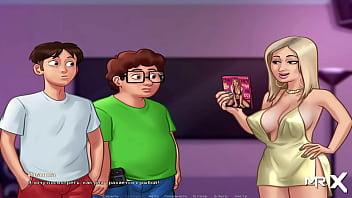 Preview 2 of Childarn Boys Xxx - SummertimeSaga - Masturbate While Watching Hentai E3 #57